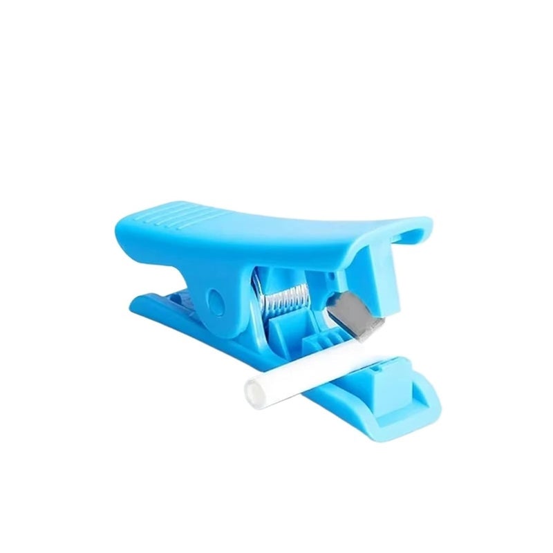 Blue PTFE Tube Cutter 2PCS Mini Portable Pipe Cutter For 3D Printer Filament Nylon PVC PU